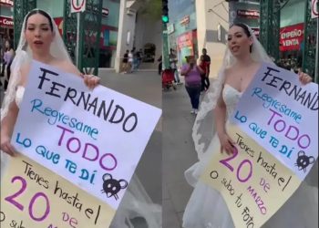 Novia exige devolución de dinero por fraude