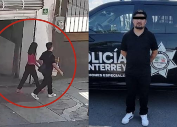 Policia-de-Monterrey-detiene-a-hombre-que-pretendia-entrar-a-hotel-con-nina-de-10-anos-lo-rastrean-con-camaras-del-C4