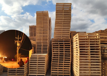 Incendio Controlado En Empresa De Tarimas En Escobedo