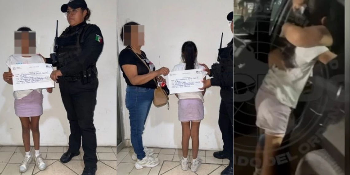 Tótem-de-seguridad-policía-municipal-C4-de-Monterrey-menor-extraviada