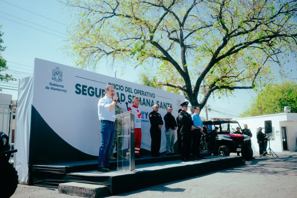 Presentación del operativo de seguridad y del c2 de Monterrey