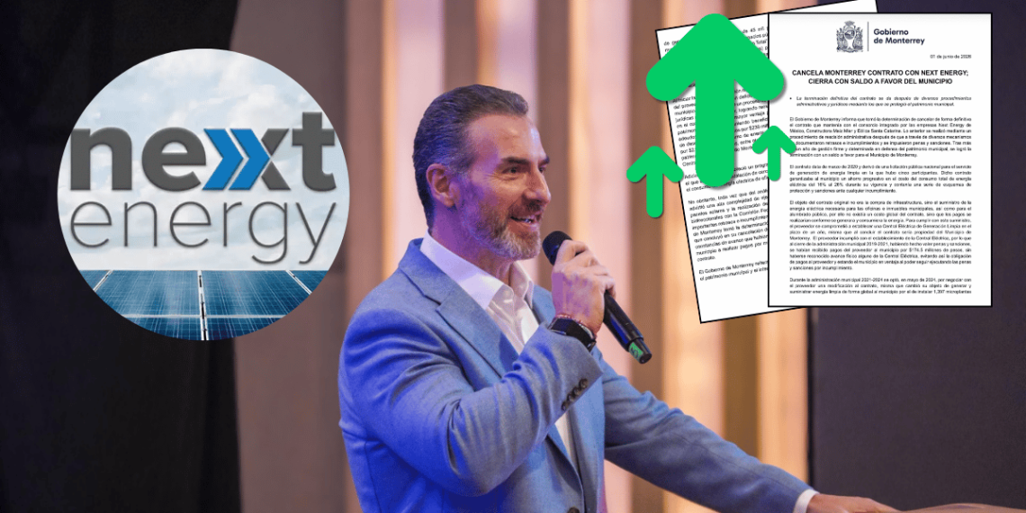 contrato de Next Energy en Monterrey