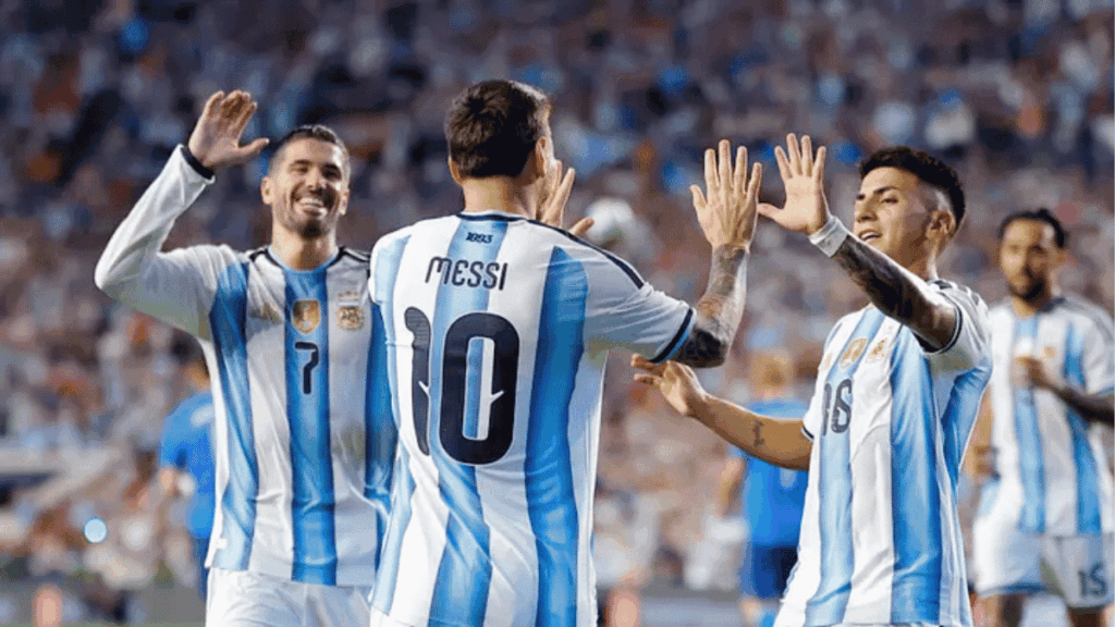 debut de Argentina en el Mundial de la FIFA