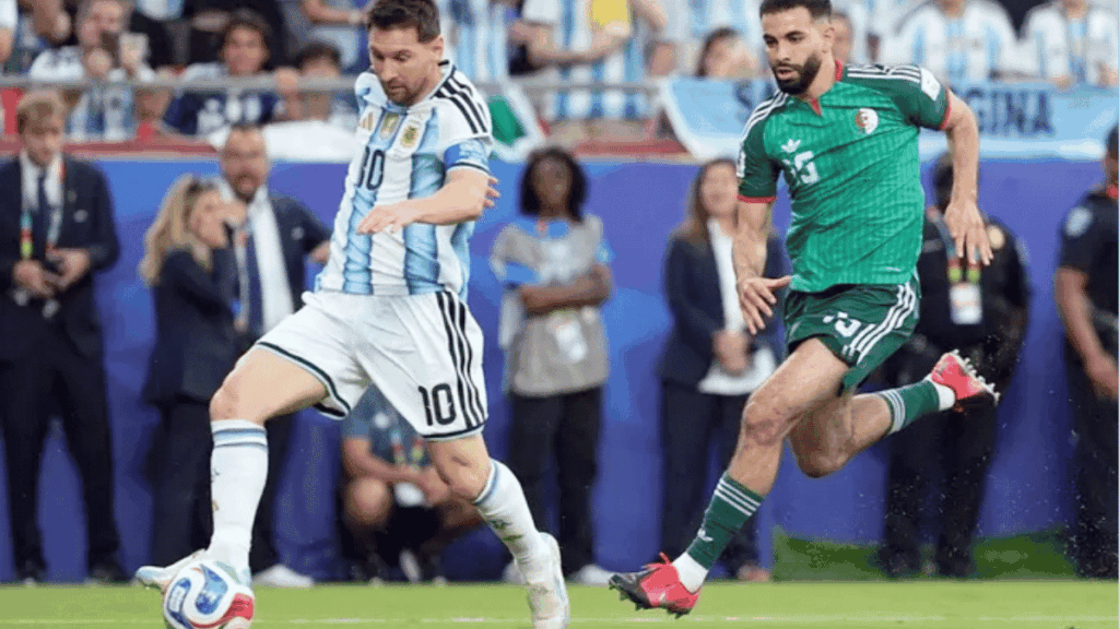 debut de Argentina en el Mundial de la FIFA